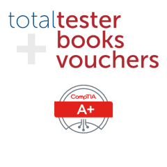 CompTIA A+ Certification Core 1 and Core 2, All-in-One Exam Guide E-book, TotalTester, Certification Exam Voucher with Retake Bundle